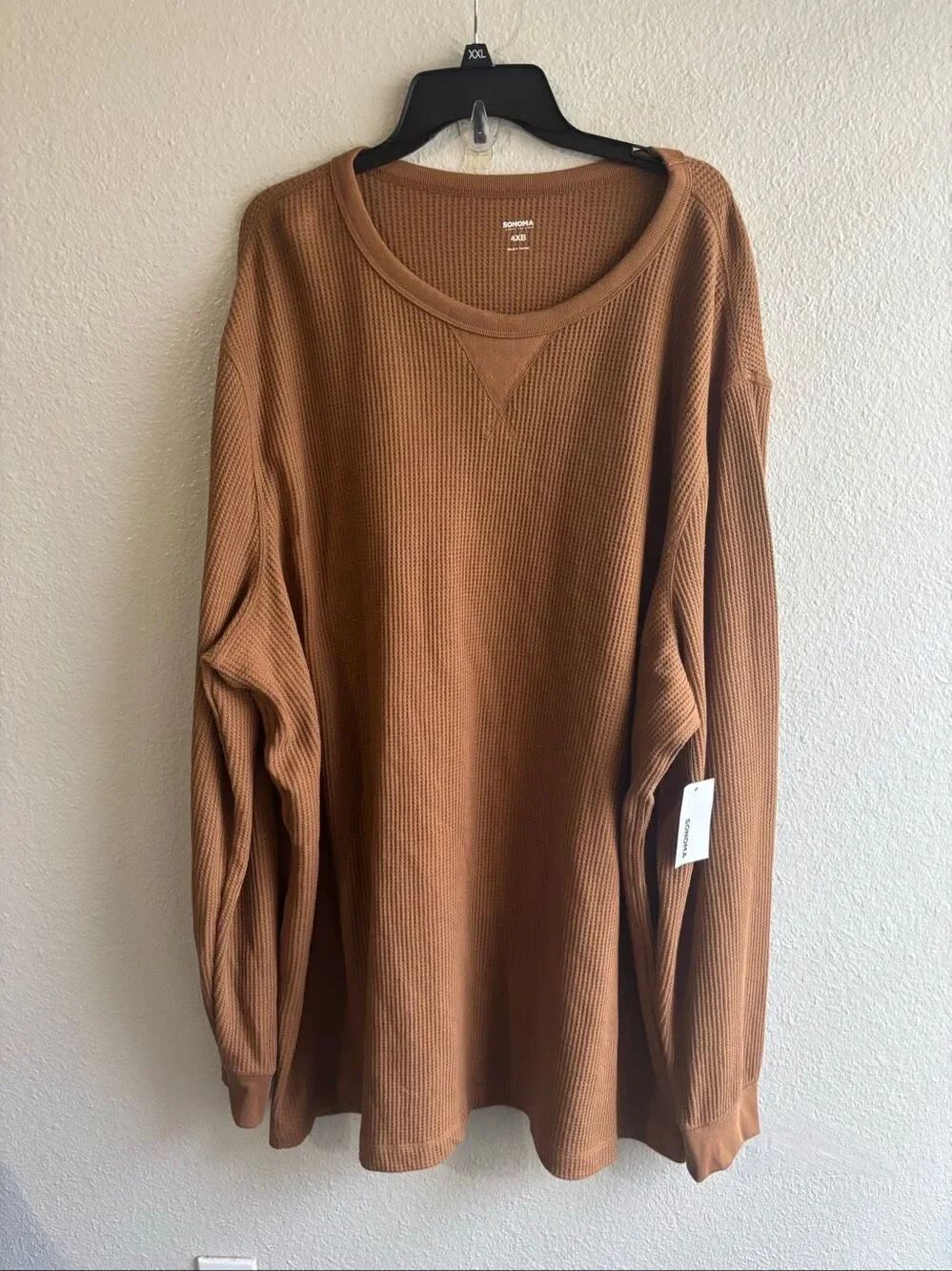 ❤️Sonoma Men’s Waffle Knit Thermal Shirt 4XB